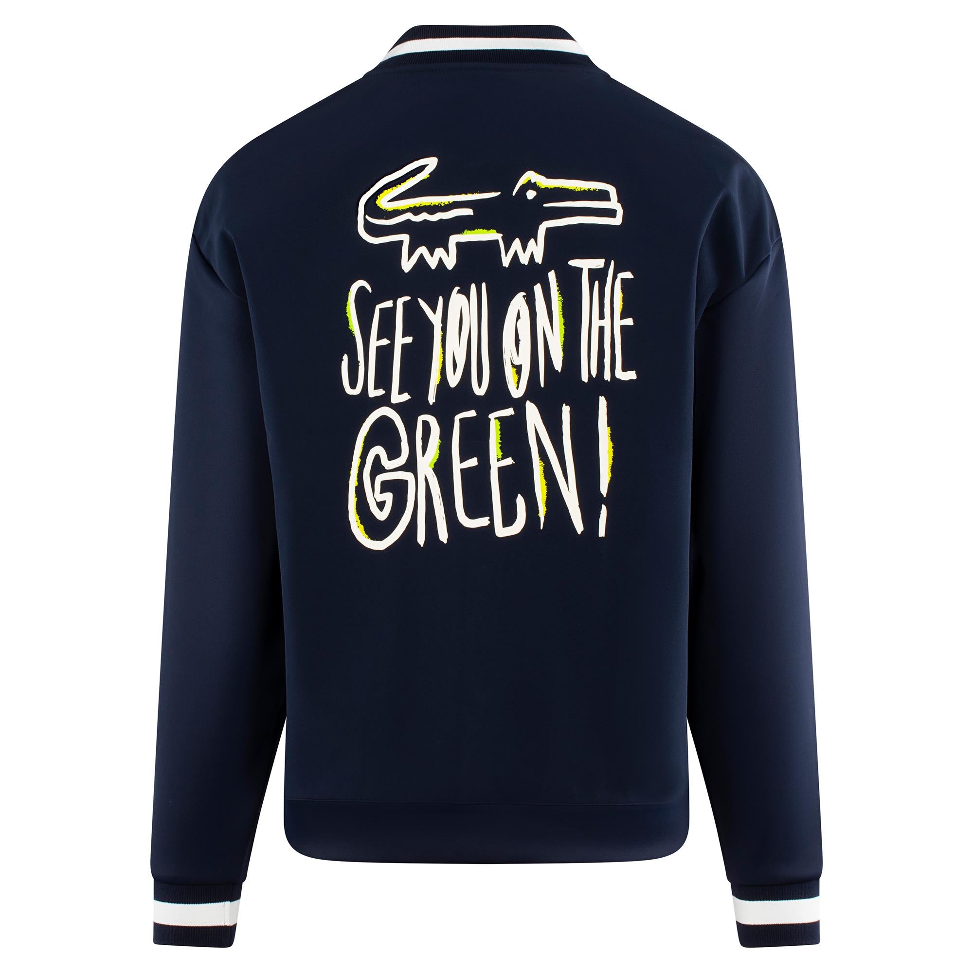 Lacoste Varsity Mens Golf Windbreaker Navy